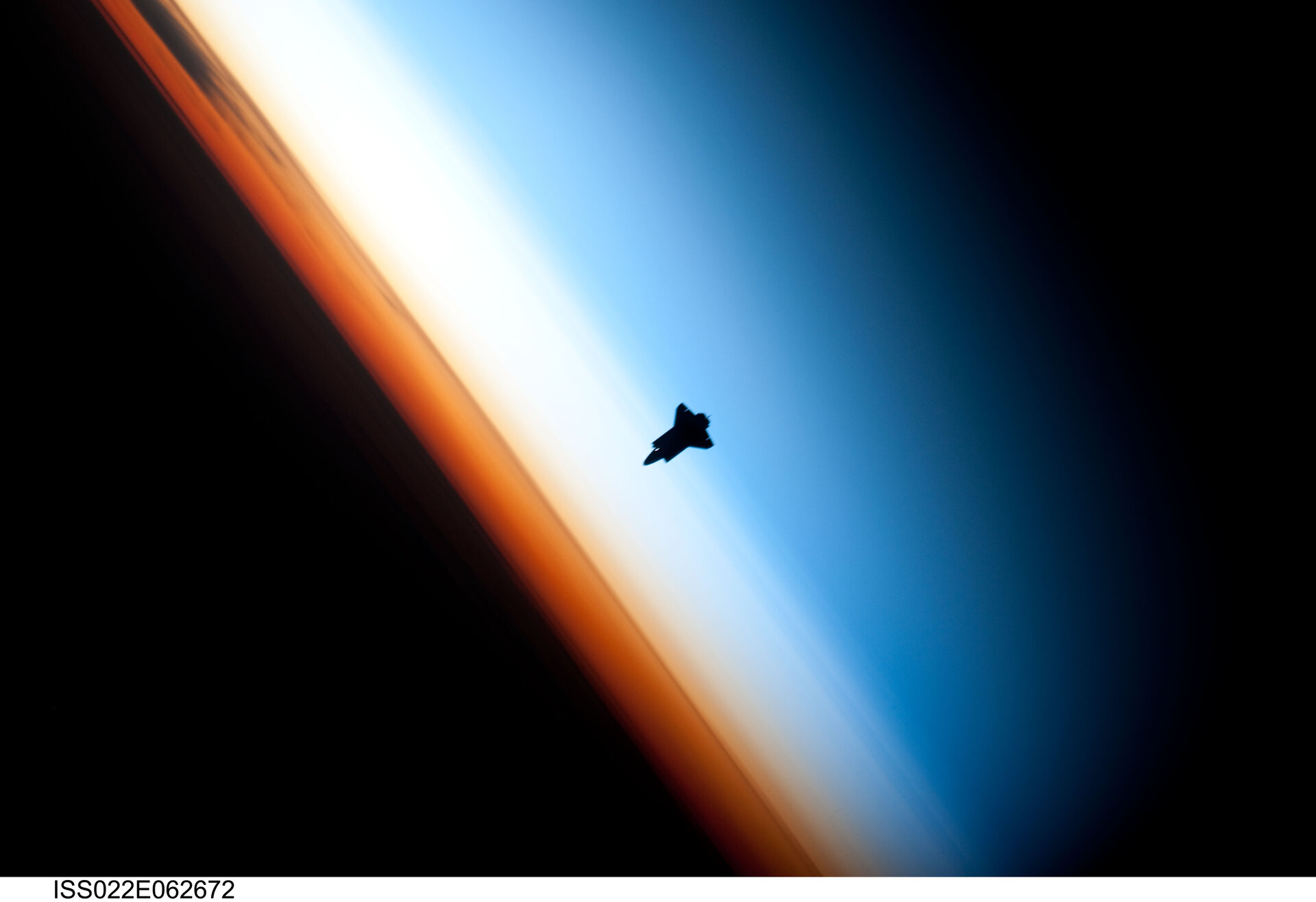 Space Shuttle Endeavour approaches the ISS during STS-130 mission