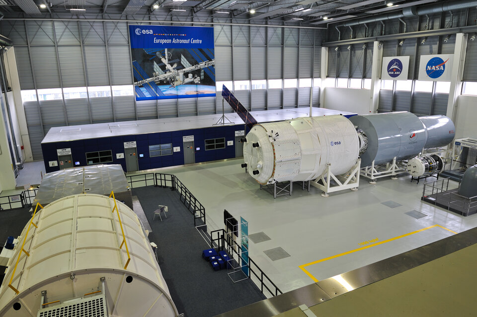 Im European Astronaut Centre in Köln