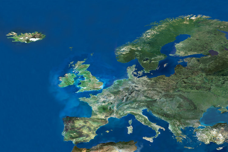 Monitoring the Earth - Envisat, image of Europe
