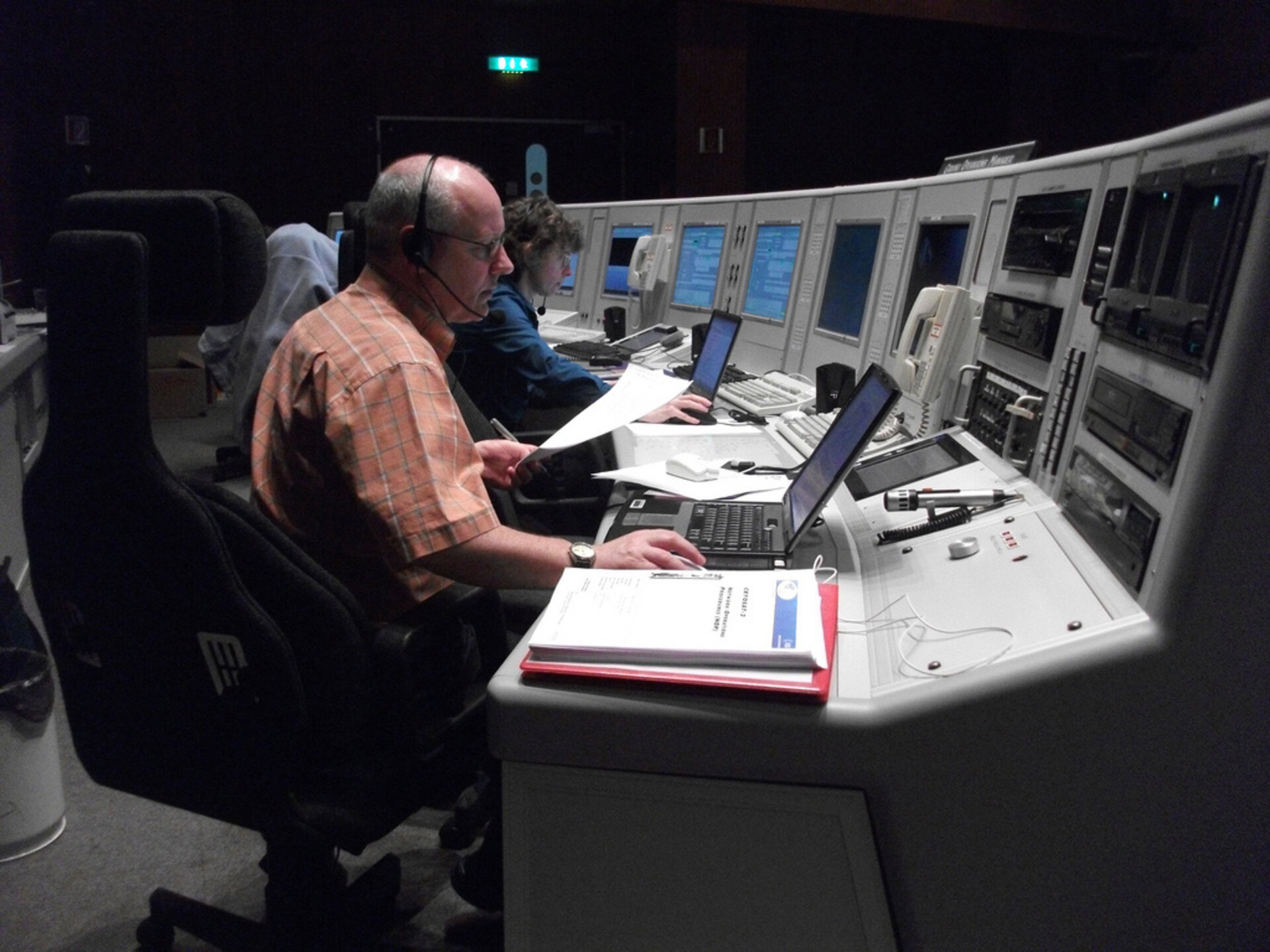 CryoSat-2 dress rehearsal at ESOC