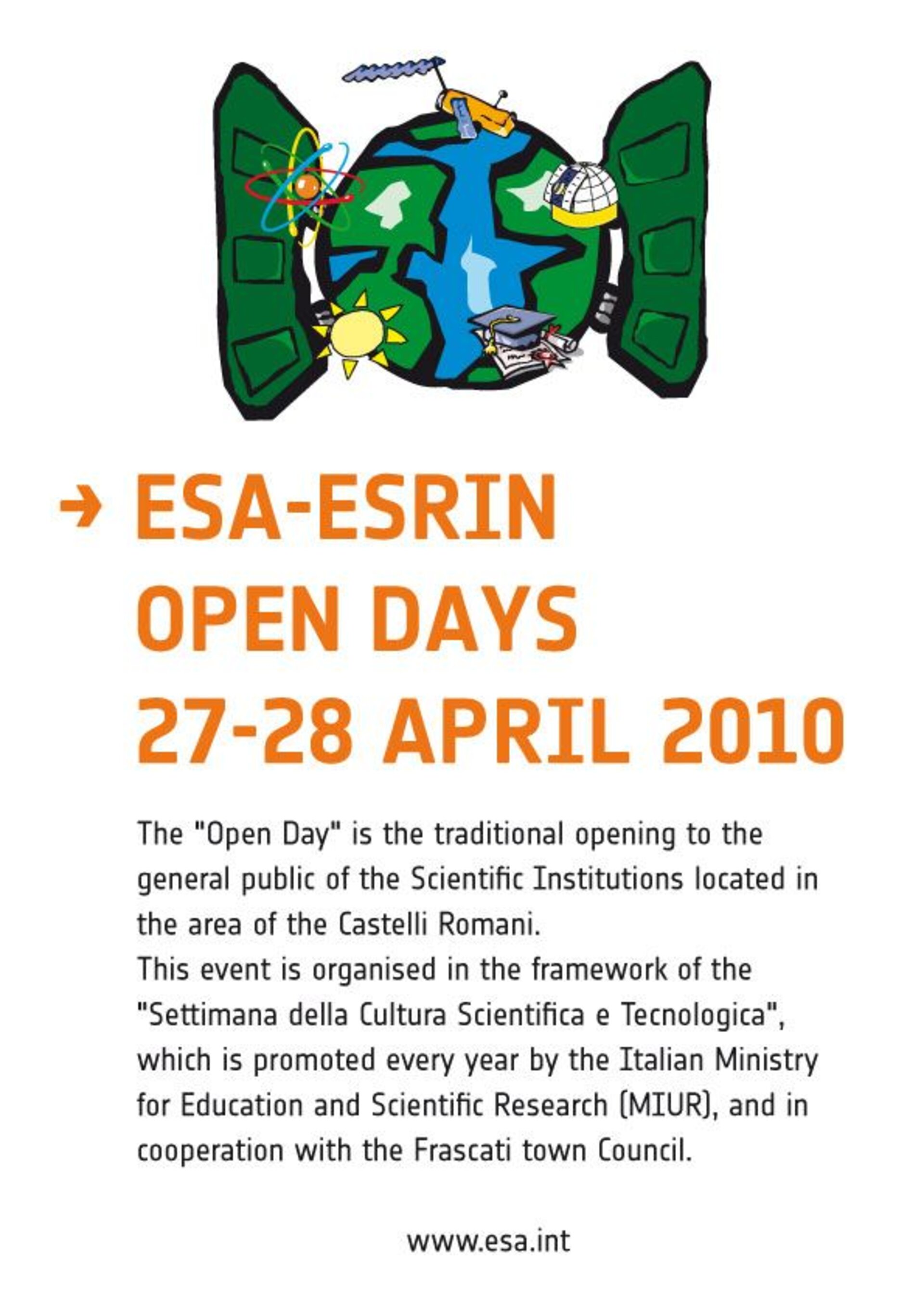 ESRIN Open Days 27 and 28 April 2010