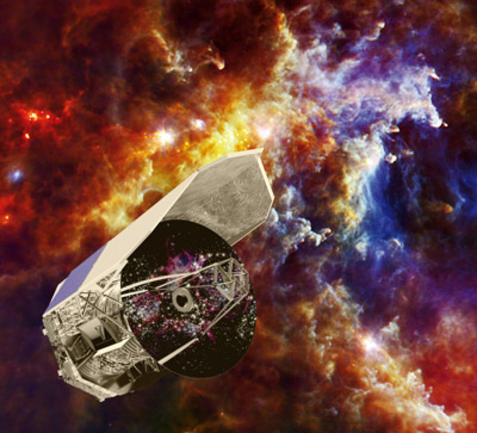 Herschel et la nébuleuse de la Rosette