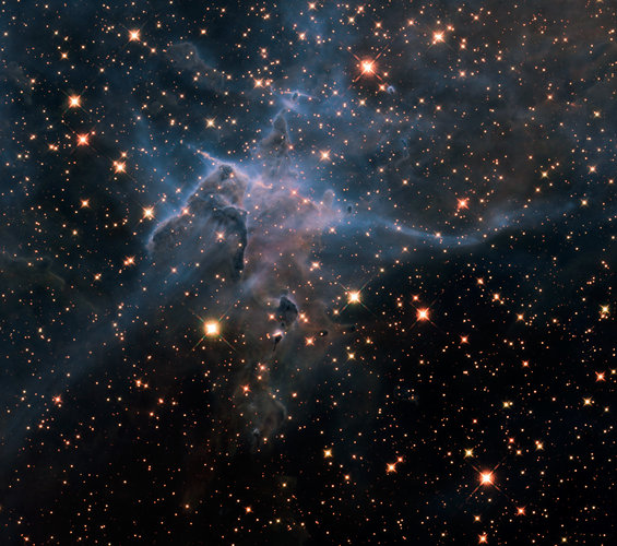 Hubble’s wide view of ‘Mystic Mountain’ in the infrared