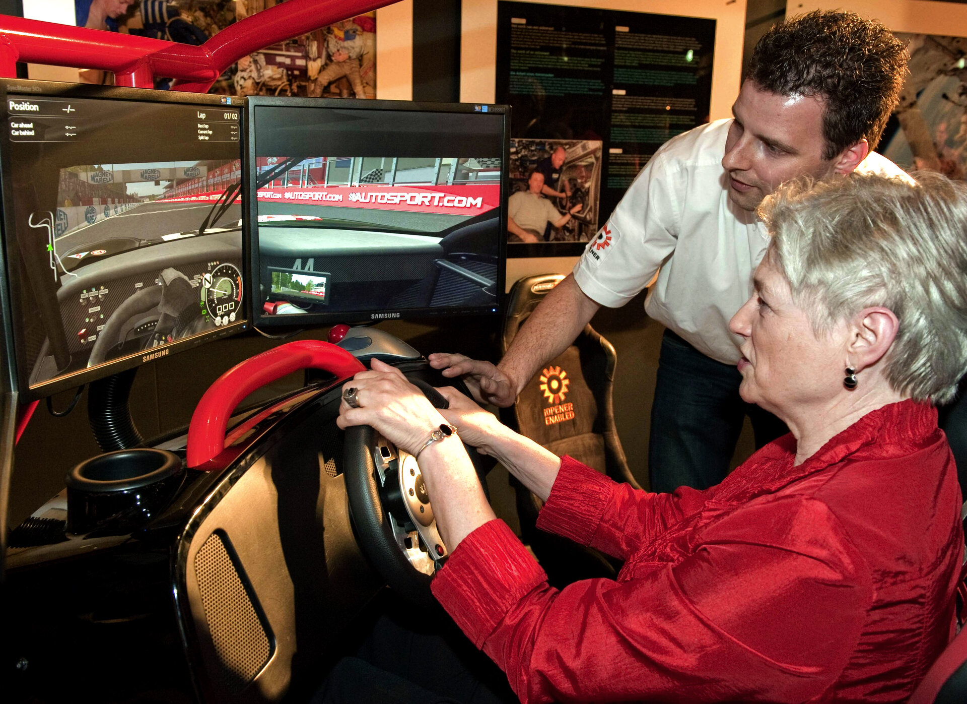 Minister tries spin-off racing game