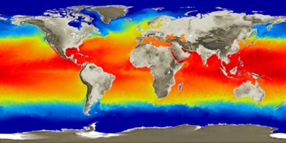 Monitoring the Earth ocean temperatures