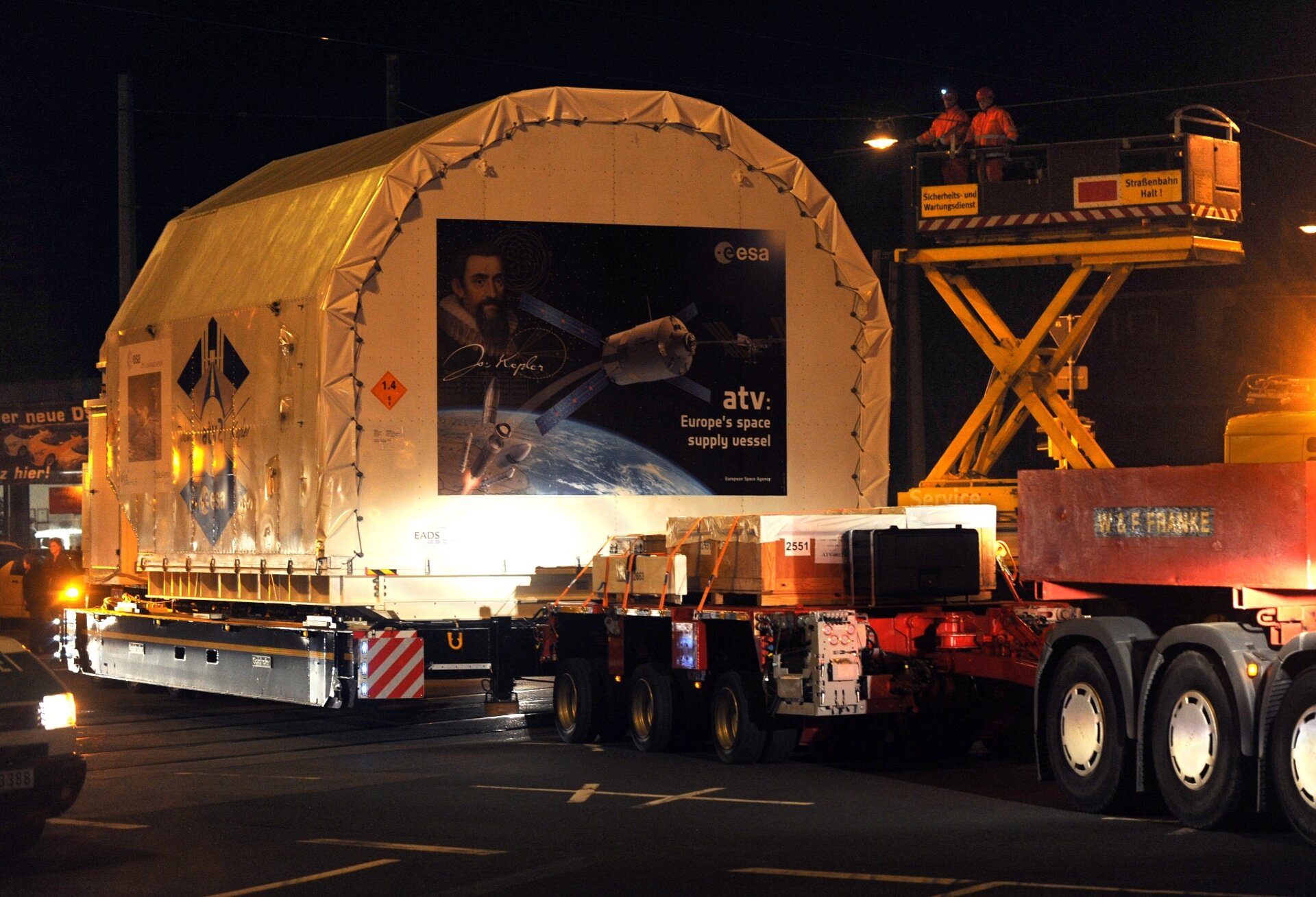 ATV-2 being shipped in Bremen