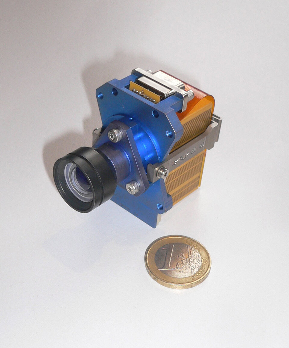 De kleine <i>X-Cam</i>camera aan boord van Proba 2