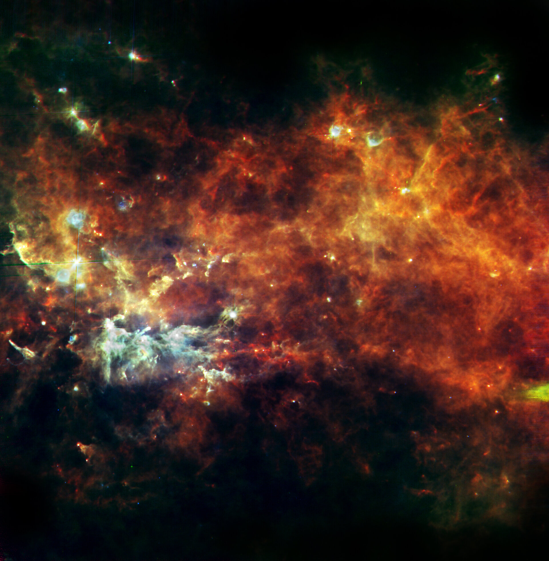 Herschel har visat astronomerna en hel produktionslinje för stjärnor i stjärnbilden Räven.