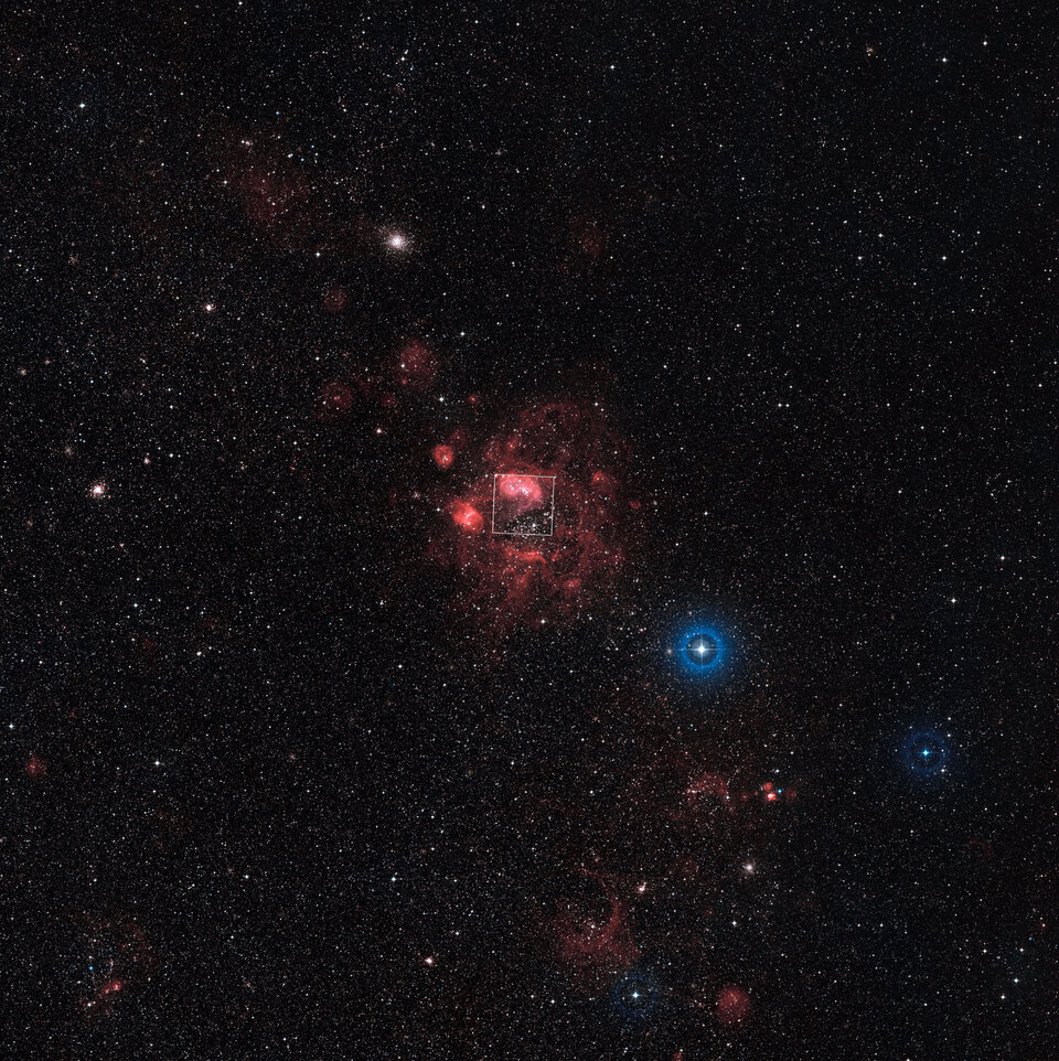 La nebulosa N11 en la Gran Nube de Magallanes