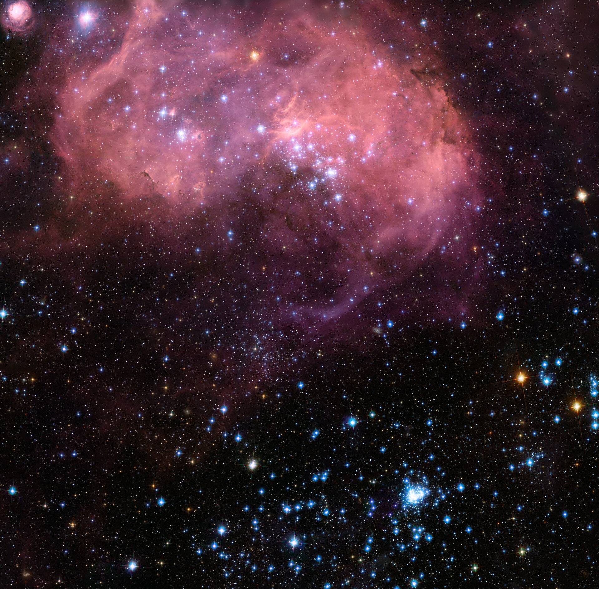 N11 is a vigorously active star formation region