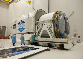Unpacking the ATV-2 service module
