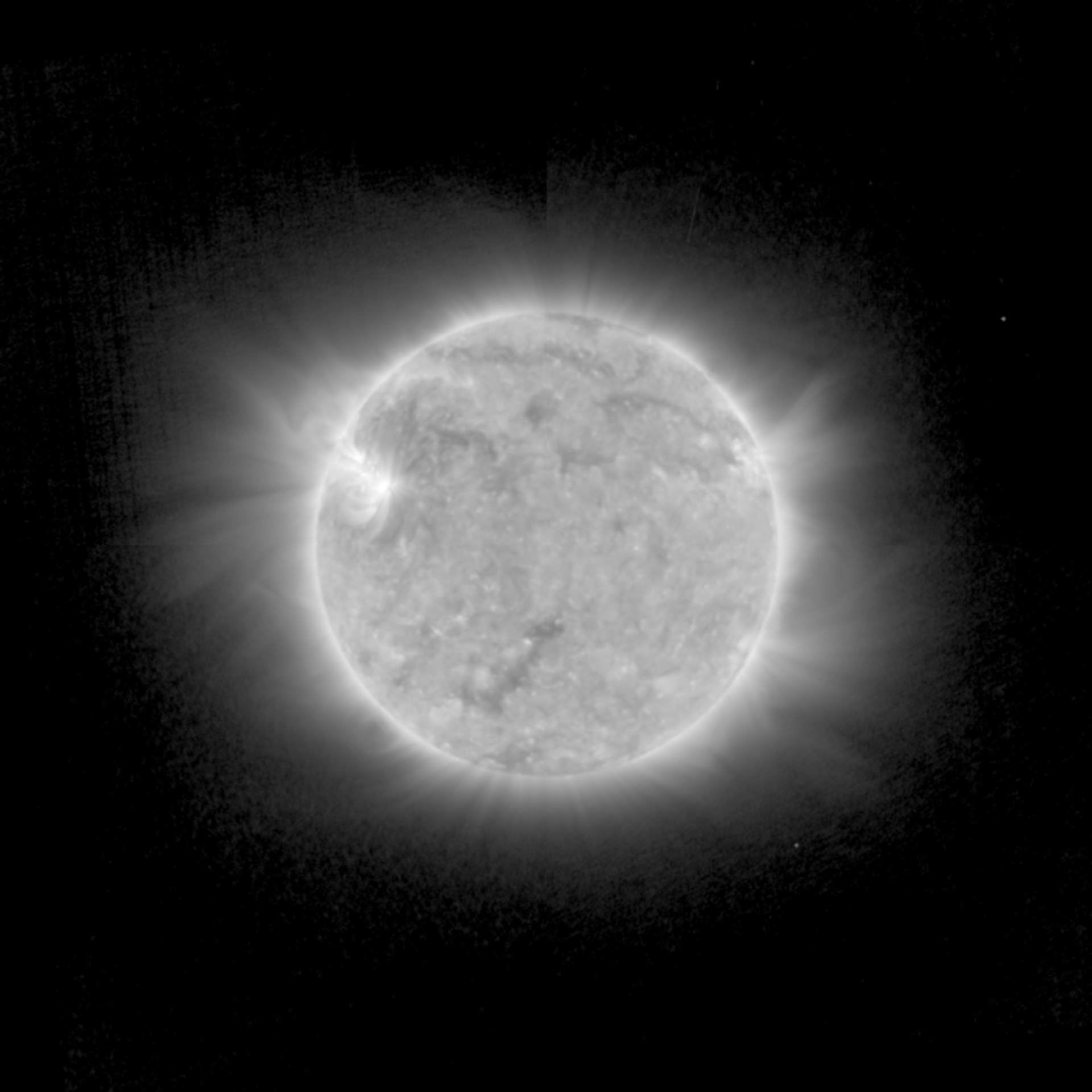 Composite mosaic of solar corona