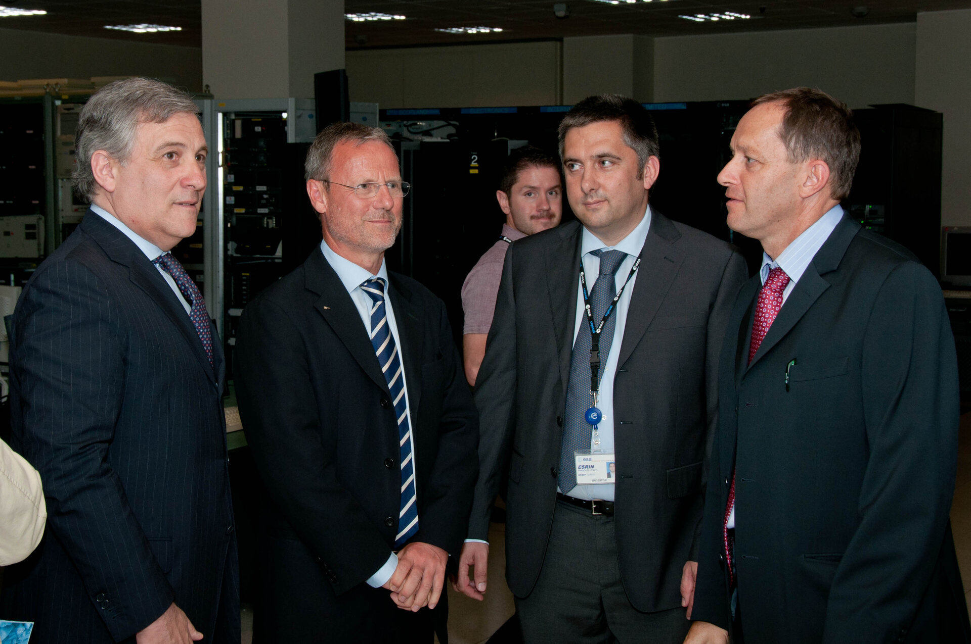 EC Vice-President Tajani at ESA-ESRIN