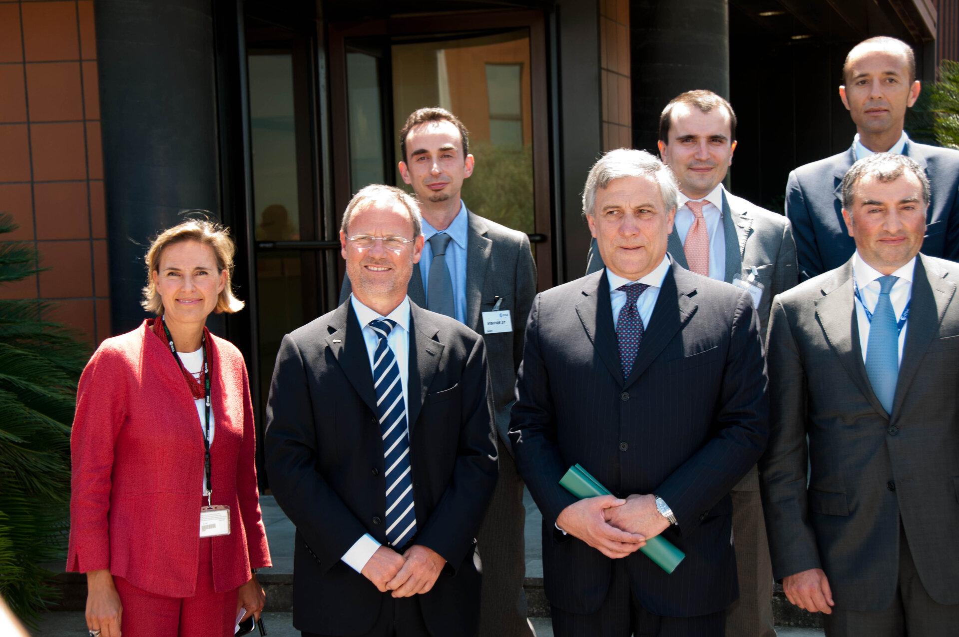 EC Vice-President Tajani visits ESA-ESRIN