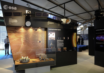 Exploring the Solar System area, ESA stand