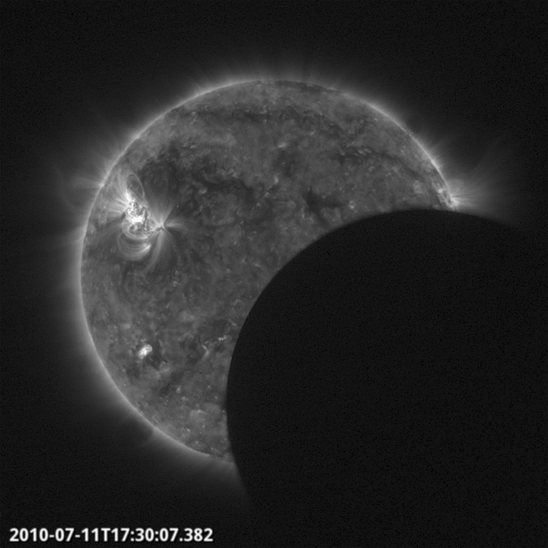 Proba-2 partial eclipse