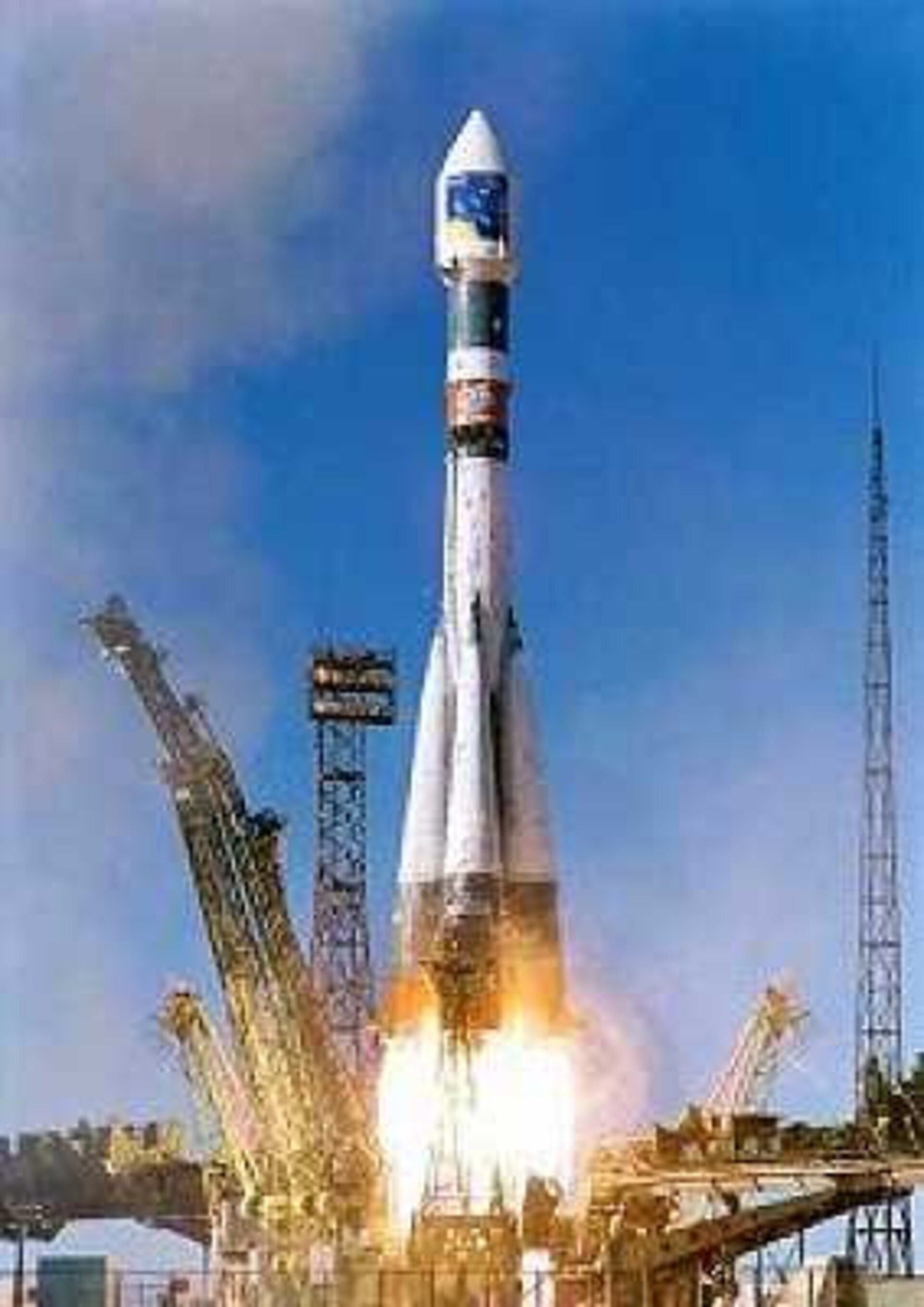 Launch of the first Cluster pair from Baikonur 16 July 2000