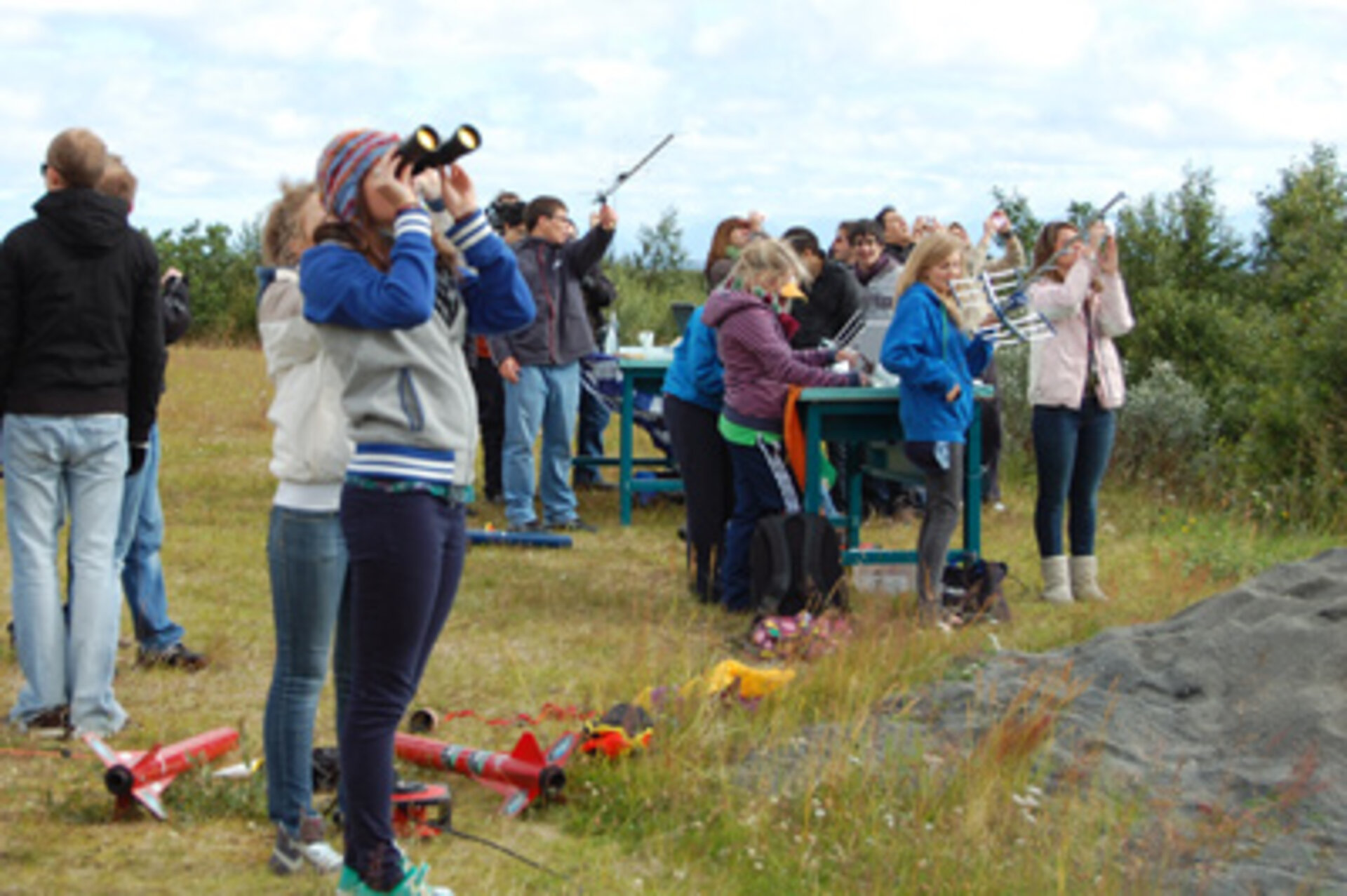 Watching the launch