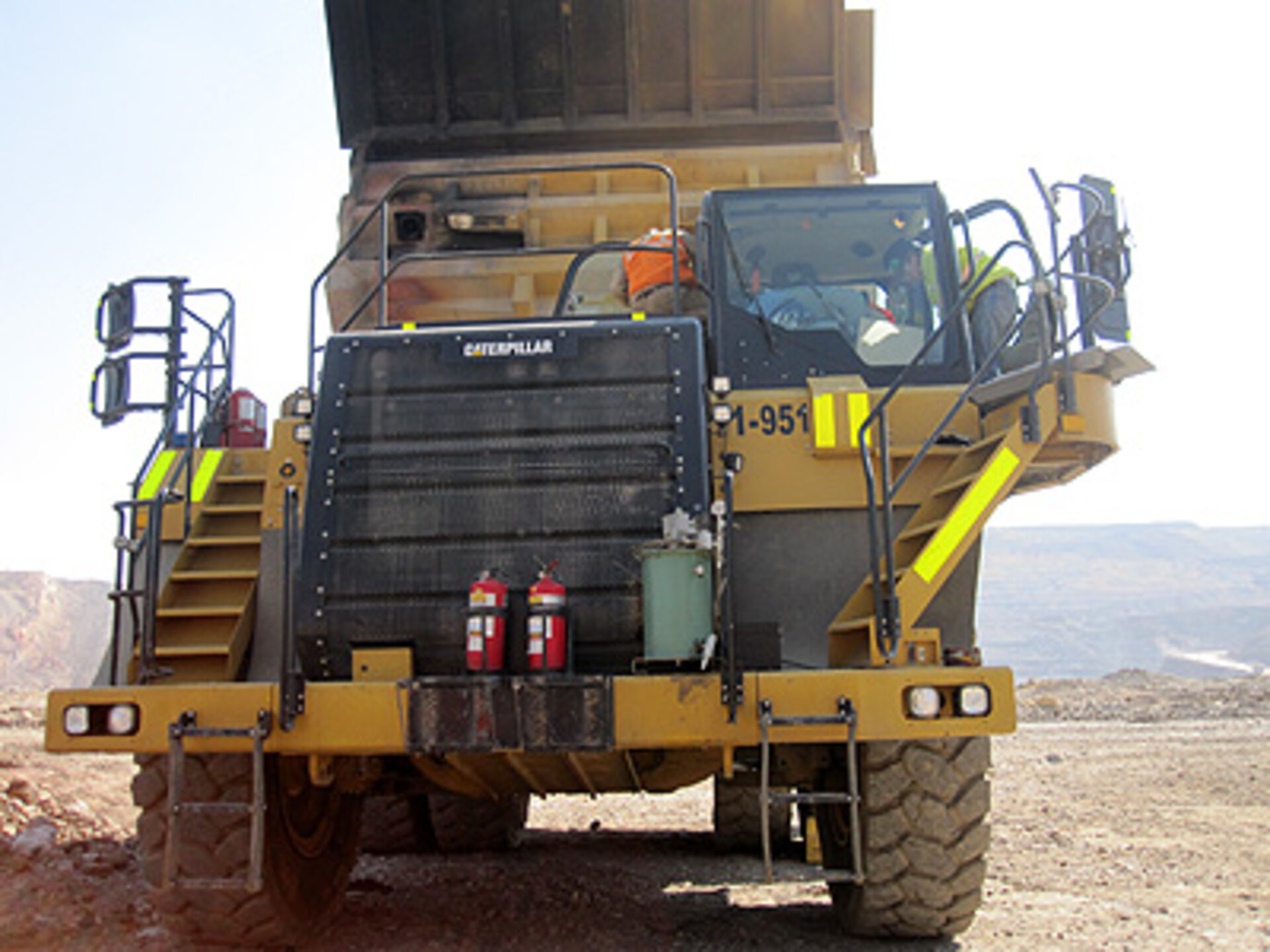 Truck at El Brocal mine