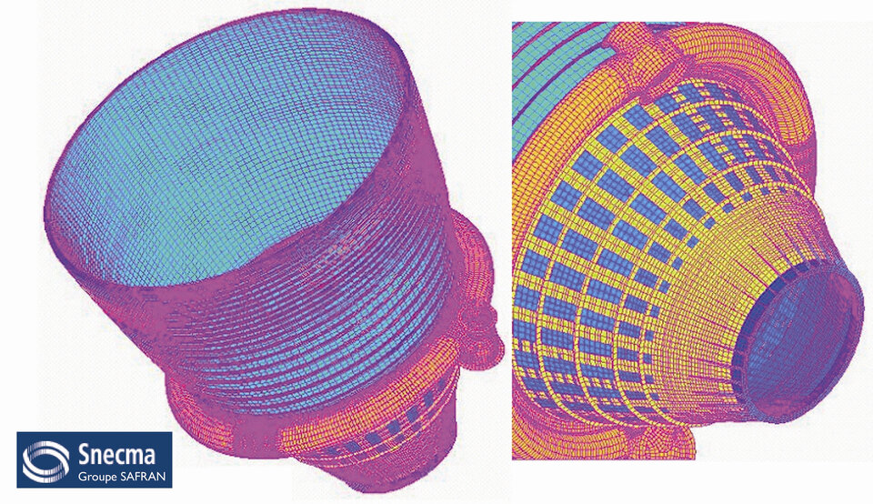 Le logiciel Samcef a servi à analyser la fiabilité thermo mécanique de la tuyère du puissant propulseur cryogénique Vulcain 2 d’Ariane 5.