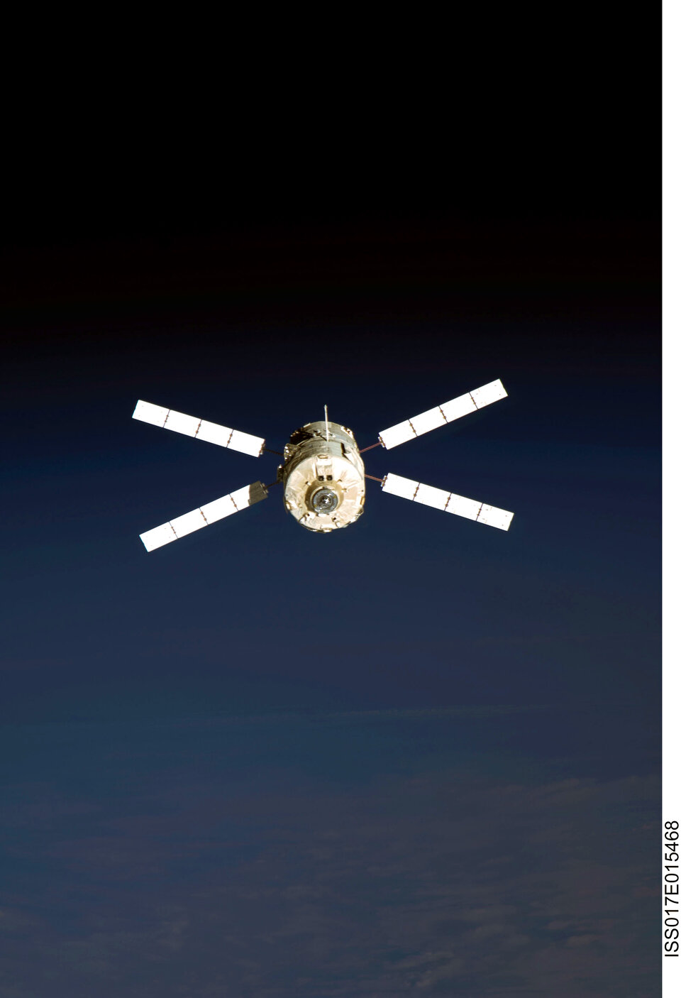ATV <i> Jules Verne</i> na ontkoppeling ISS