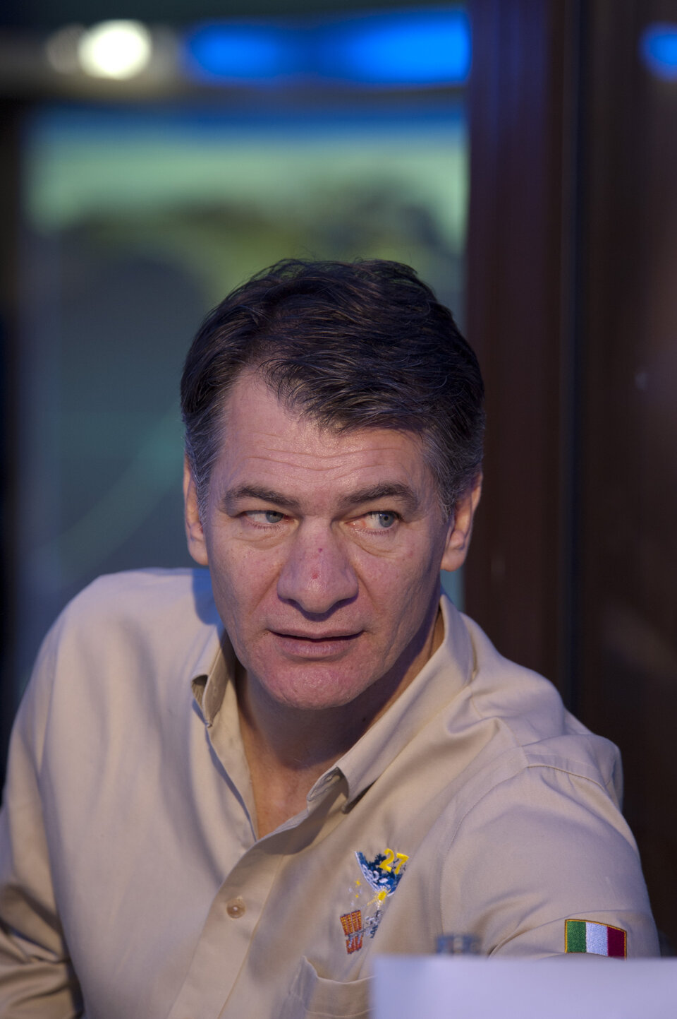 ESA astronaut Paolo Nespoli at Columbus Control Centre