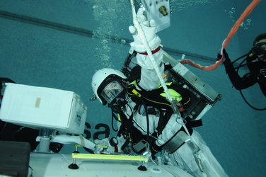 Thomas Pesquet during EVA training