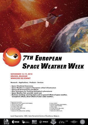 7th European Space Weather Week 15-19 November 2010