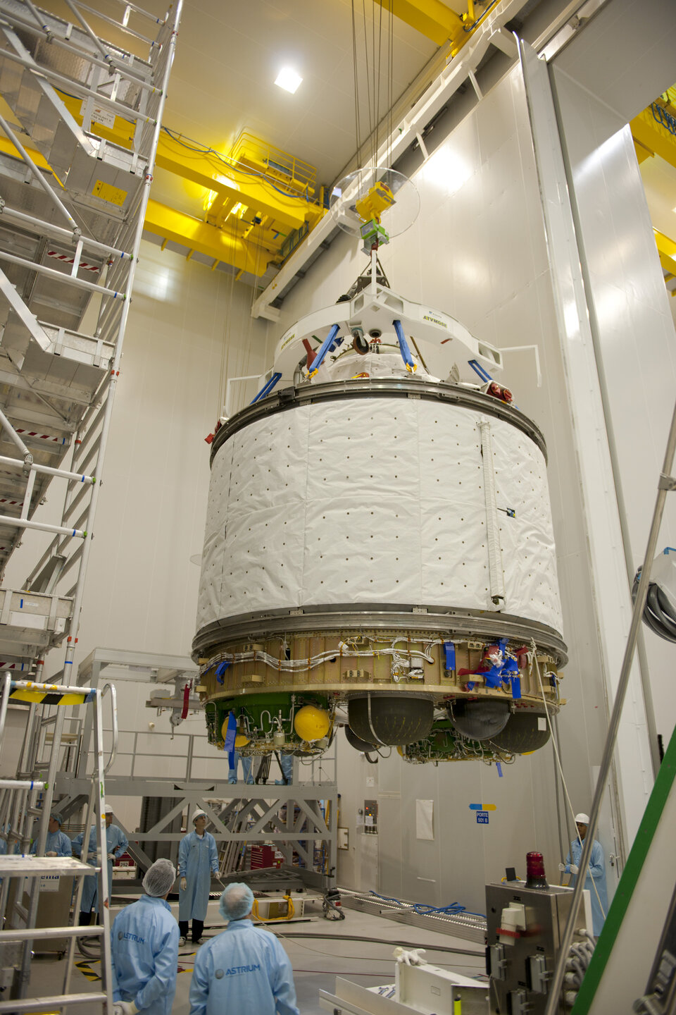 El ATV-2 Johannes Kepler listo para integración final