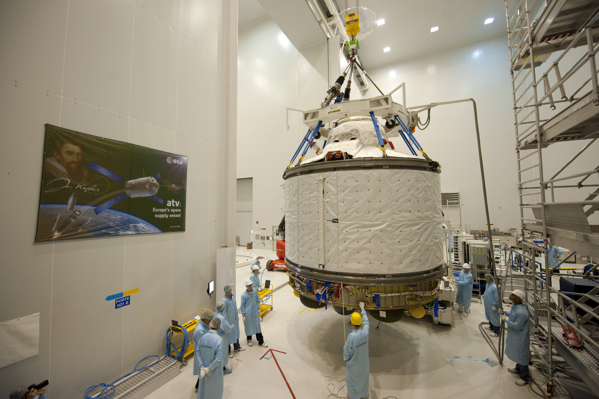 ATV-2 Johannes Kepler ready for mating