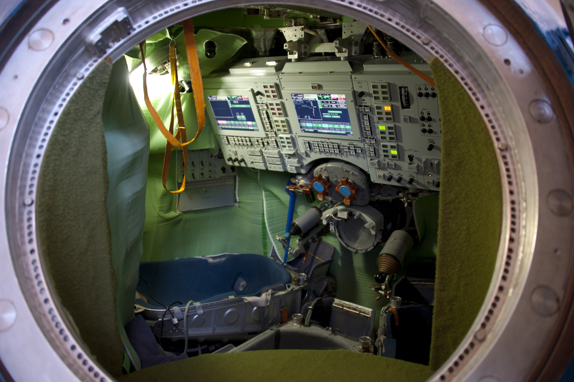 Interior of a Soyuz TMA simulator