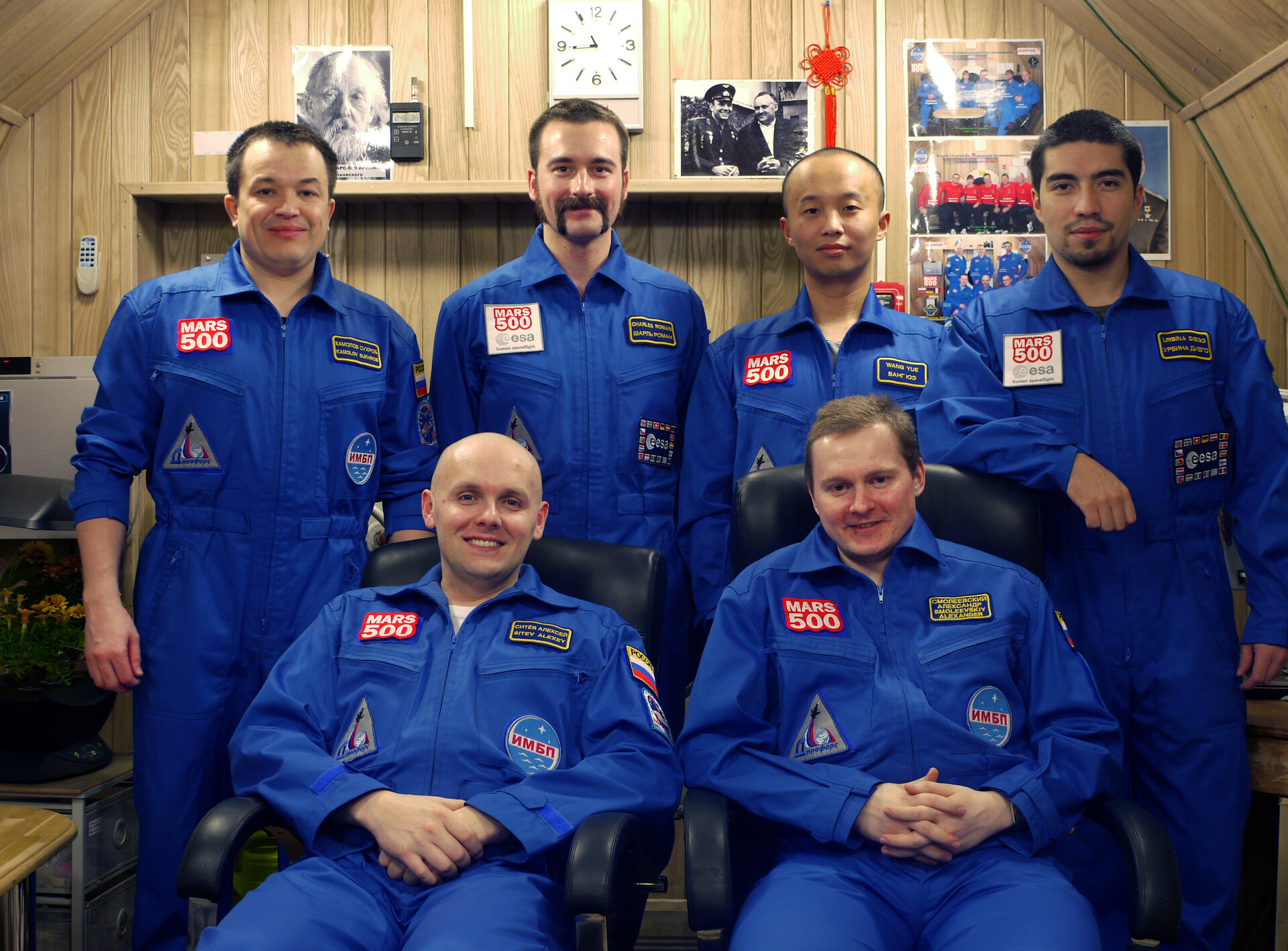 Mars500 in crew photo