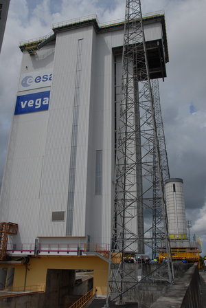 P80 arrives at Vega Launch Zone