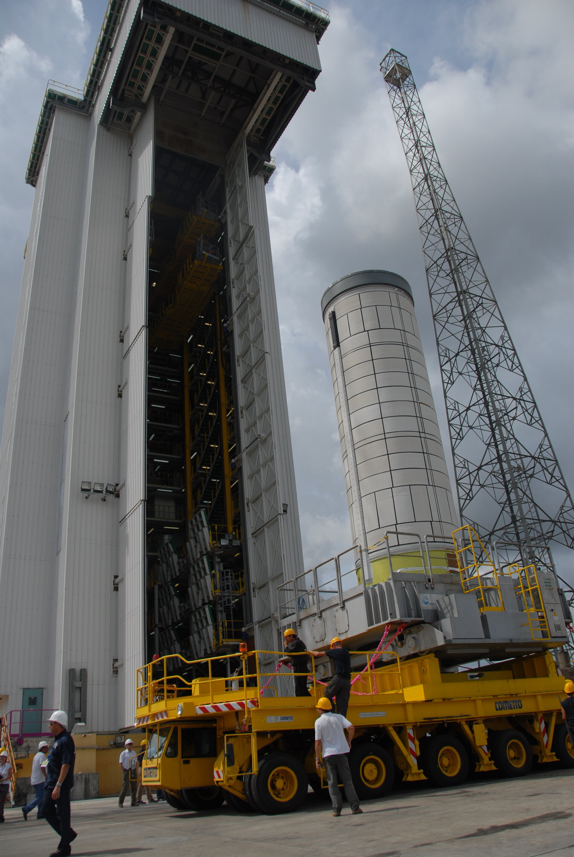 P80 arrives at Vega Launch Zone