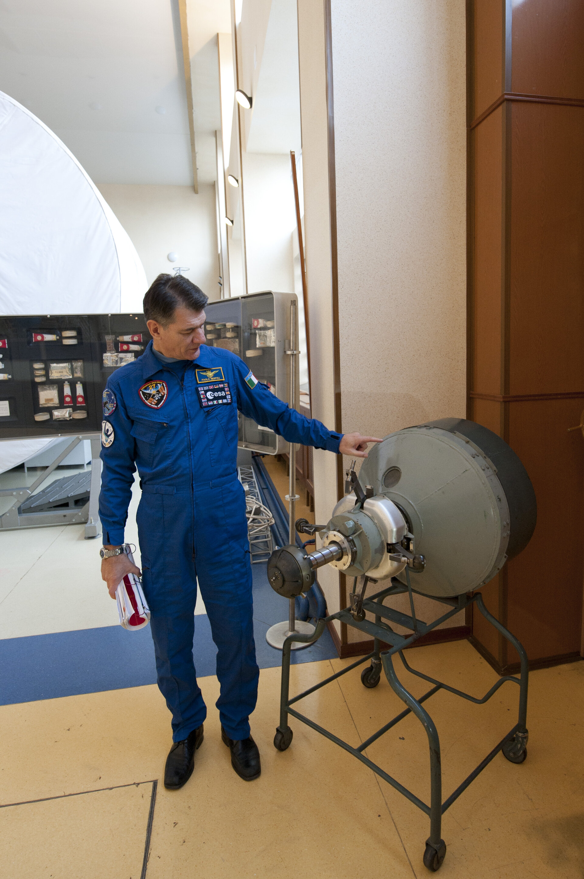 Paolo Nespoli during training at Star City