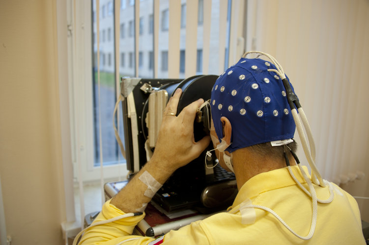 Paolo Nespoli in training for Neurospat experiment at Star City