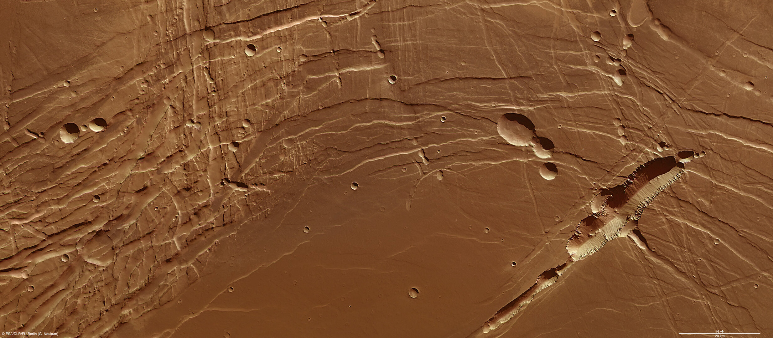 Phoenicus Lacus på Mars