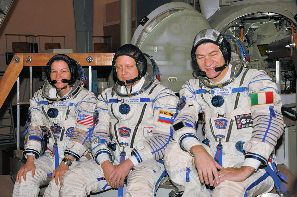 La tripulación de la Soyuz TMA-20