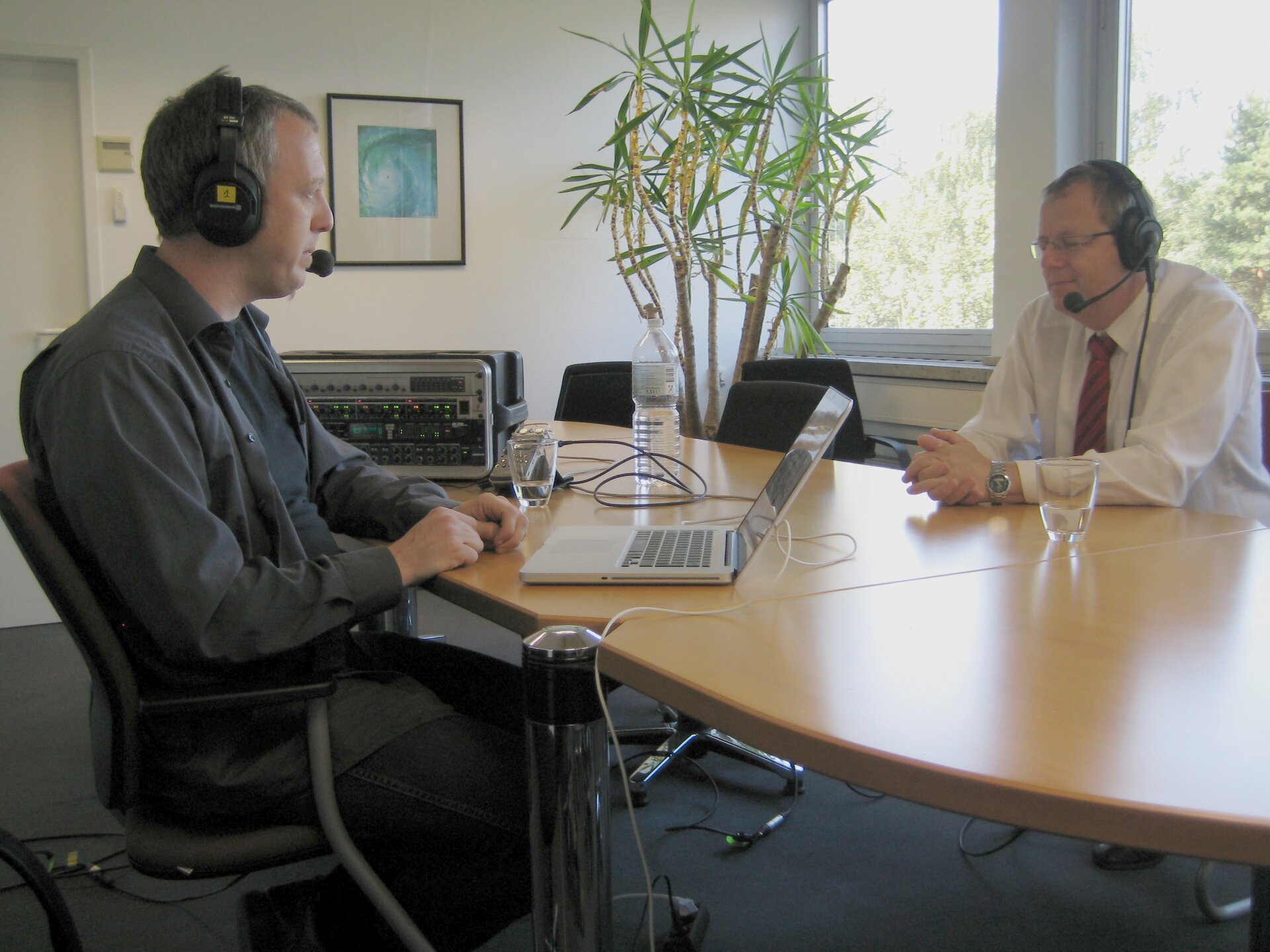 Tim Pritlove im Gespräch mit Prof. Wörner (DLR)