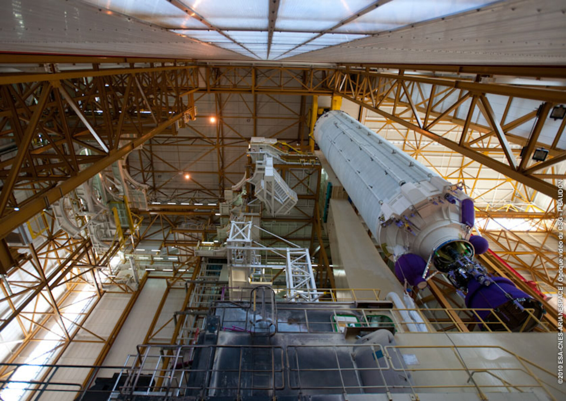 200th Ariane being assembled in December 2010