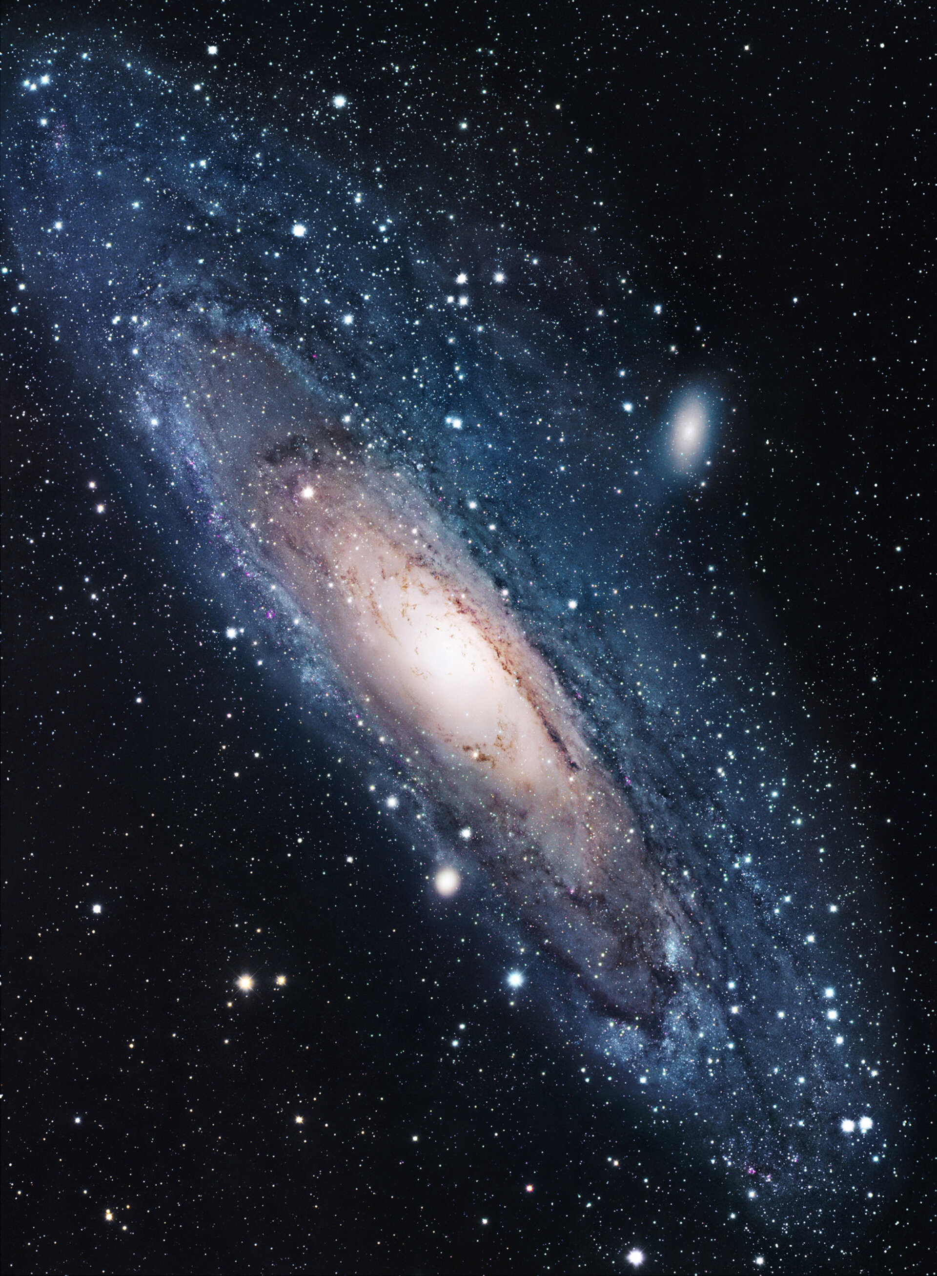 Andromeda Galaxy seen in visible light