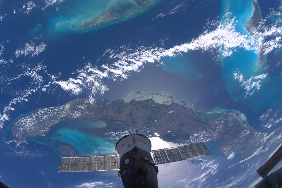 Cuba as seen from ISS