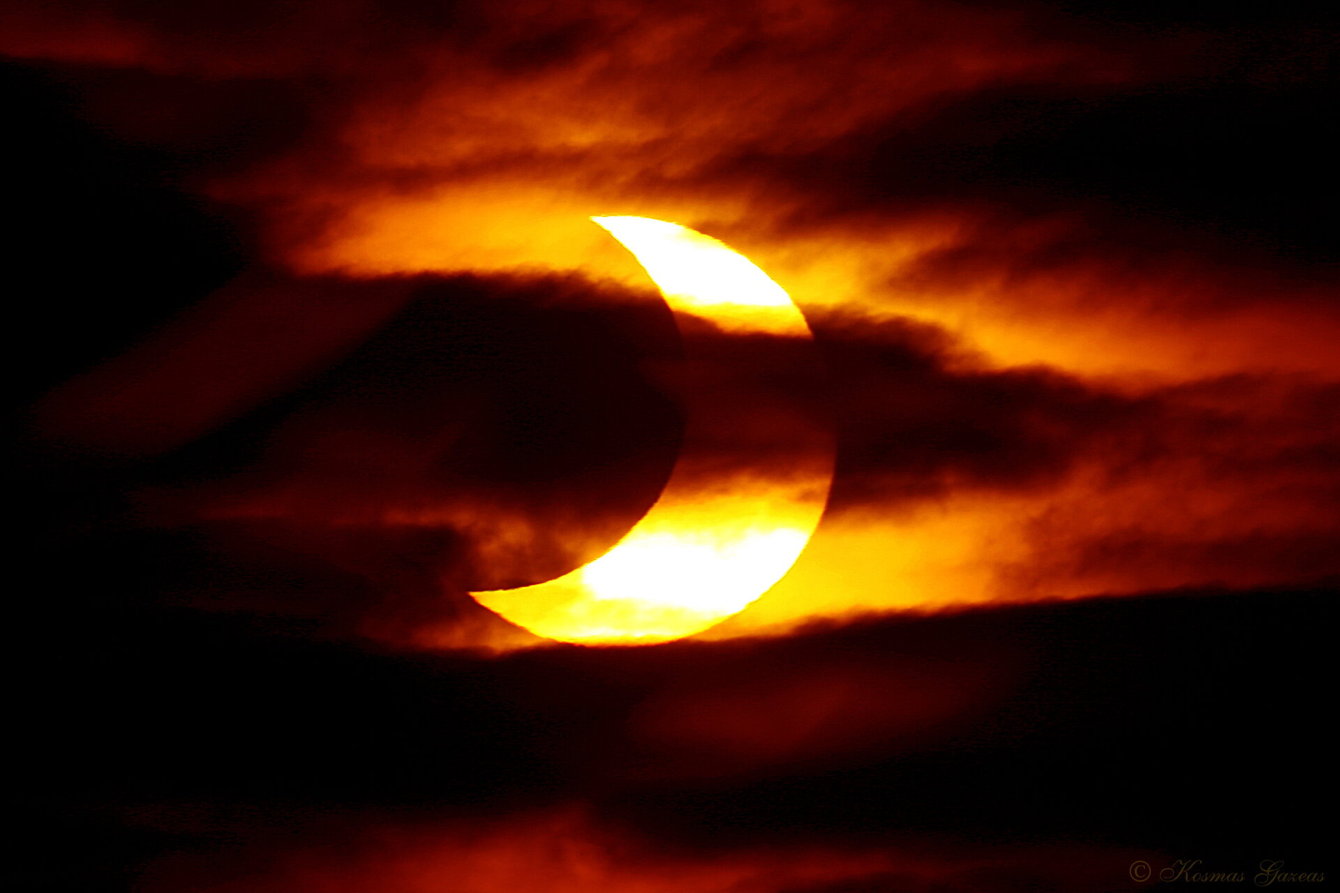 Eclipse seen from ESTEC