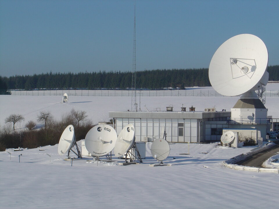 La station ESA de Redu en Belgique