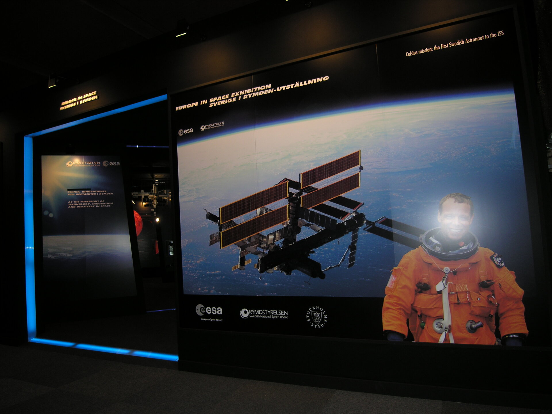 "Europe in Space, Sverige i Rymden" exhibition, Stockholm