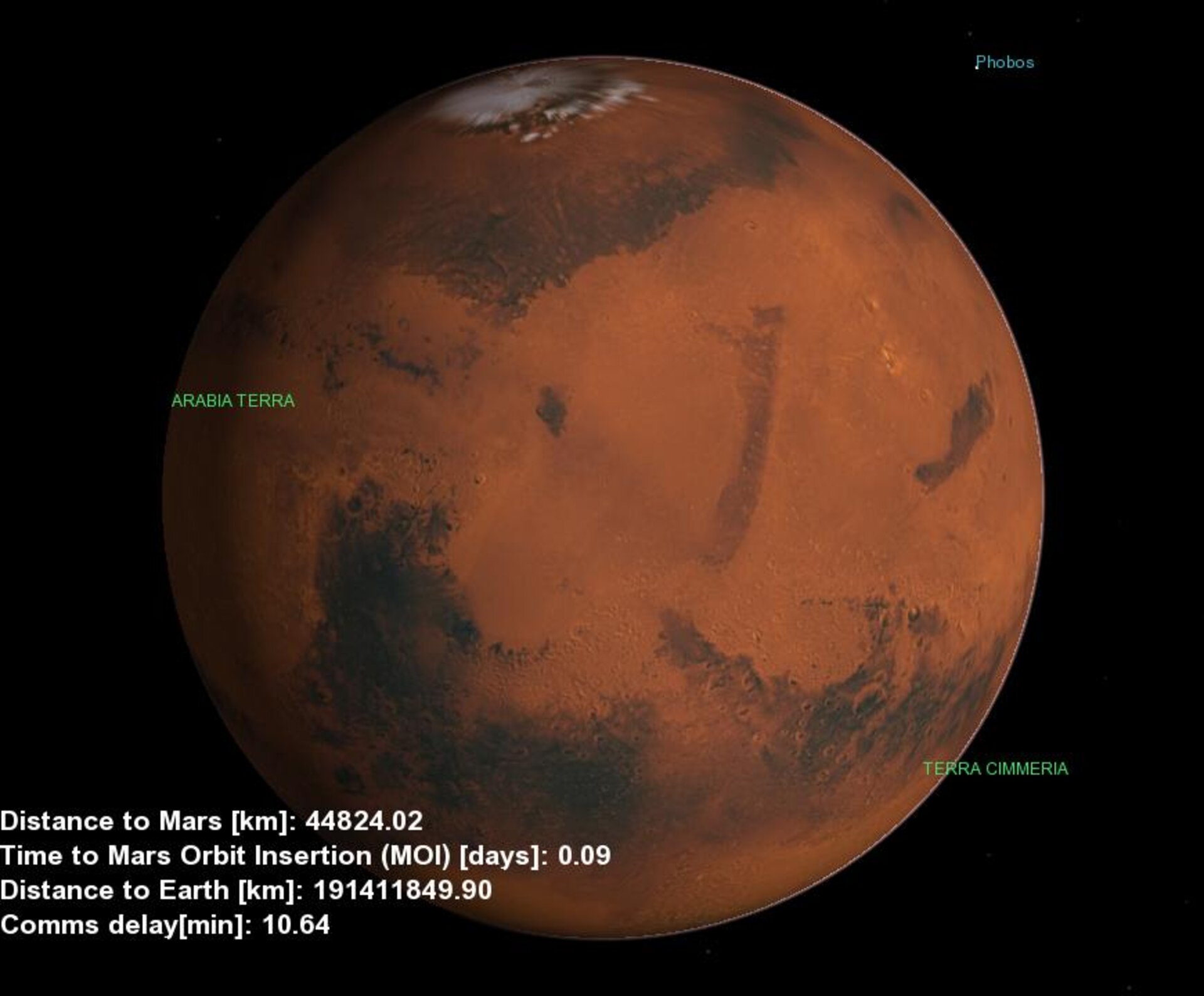 Mars 'seen'  from Mars500