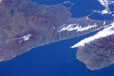 Sicily and Mount Etna from ISS