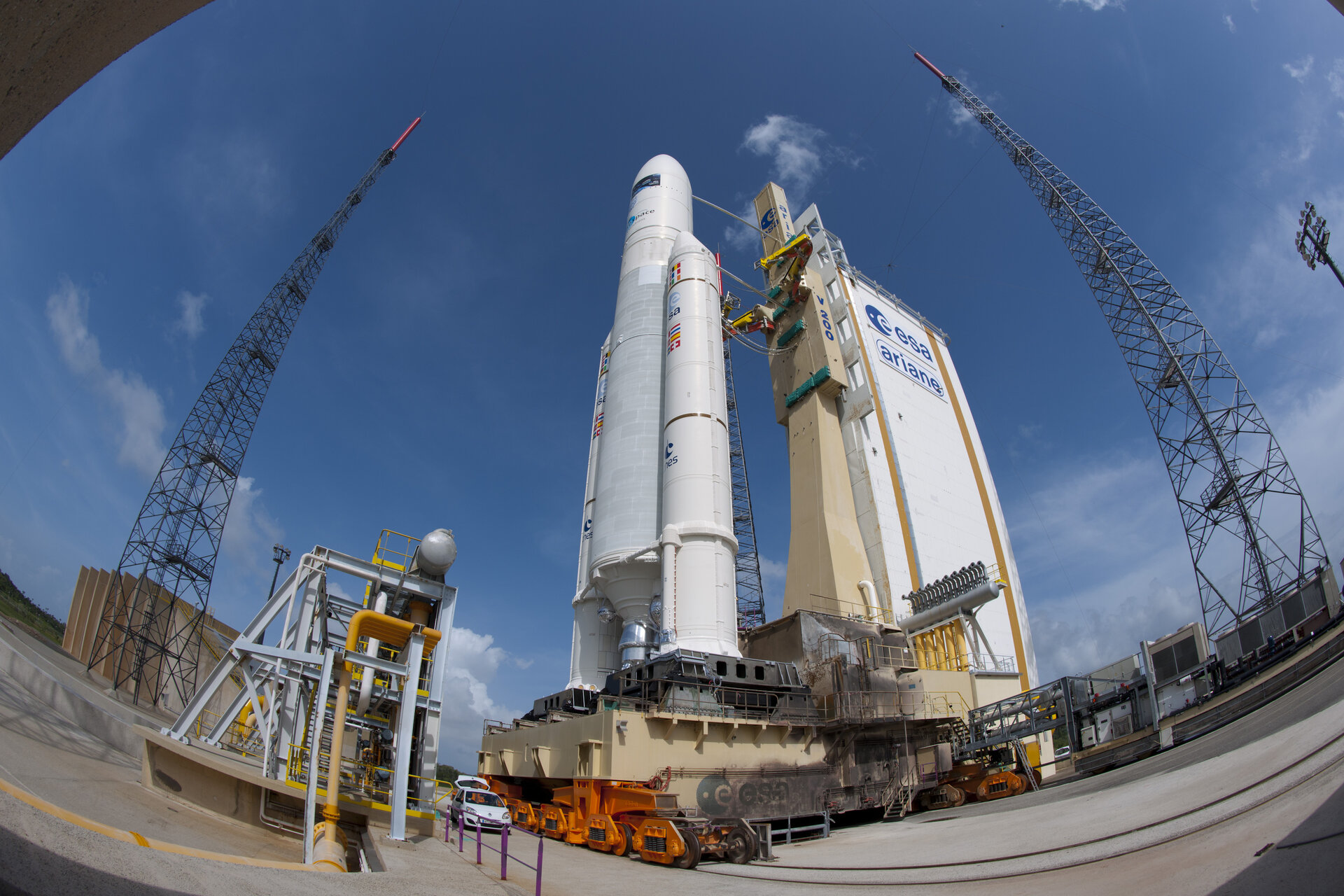 Ariane 5 ES launcher on ZL-3