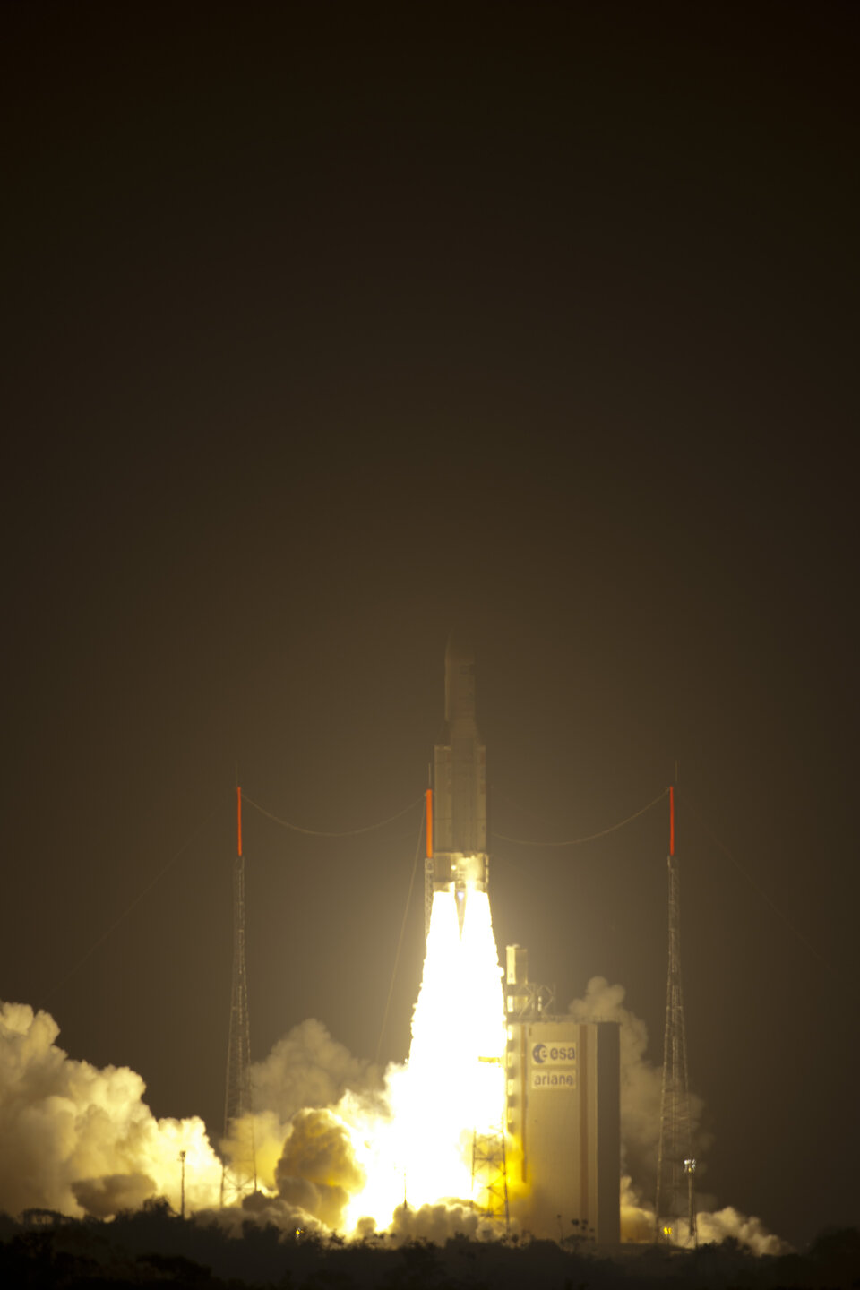 Κατά την εκτόξευση του πυραύλου Ariane 5