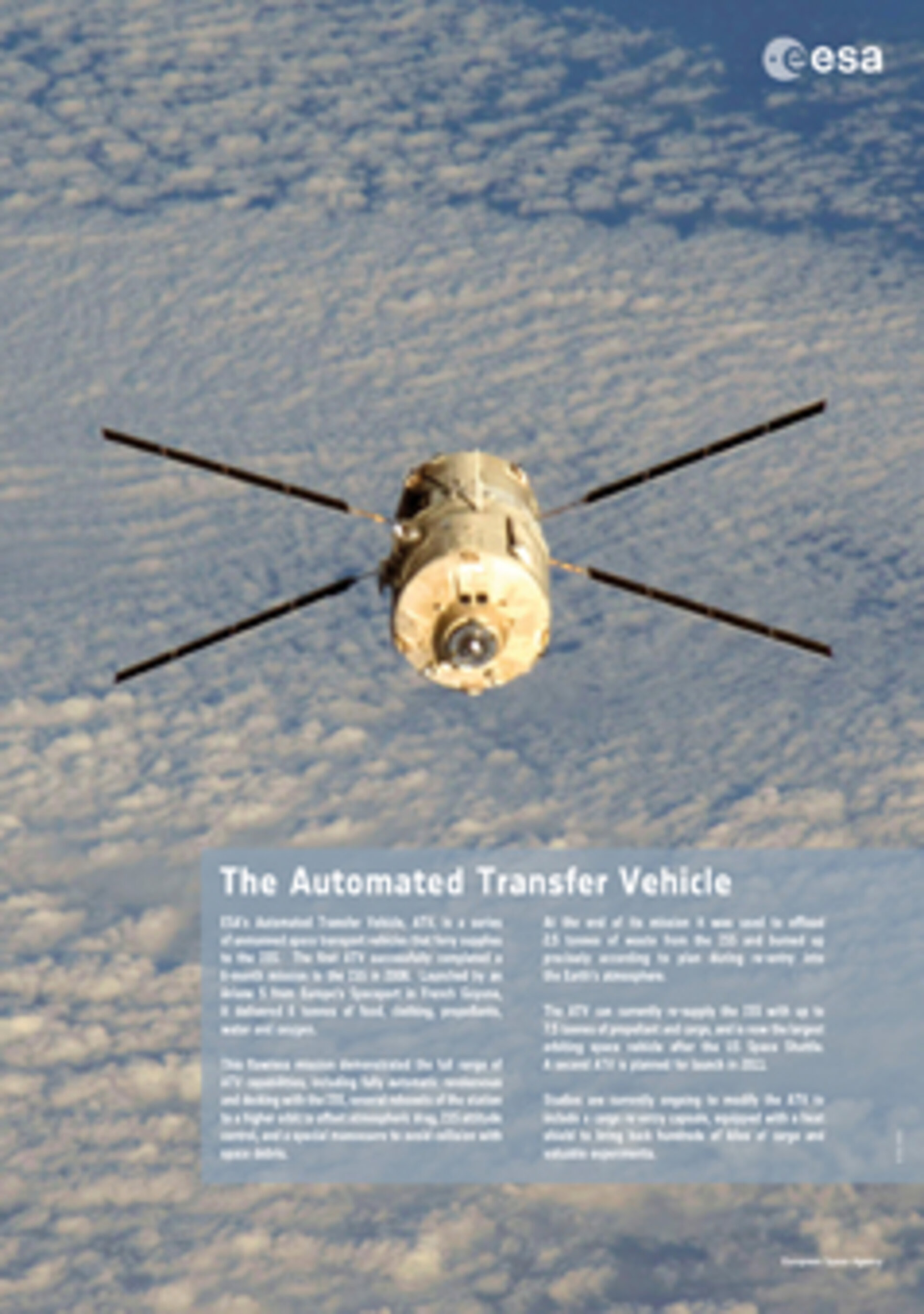 The Automated Transfer Vehicle